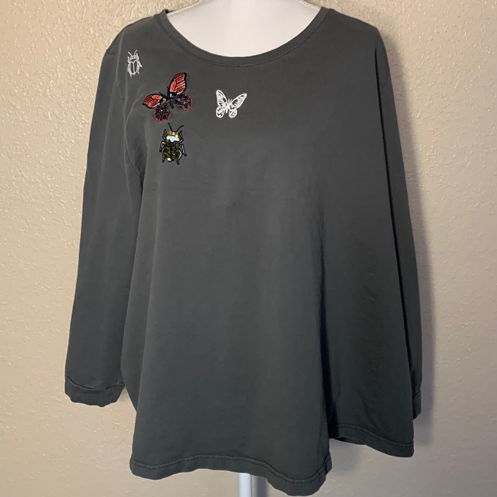 Ulla Popken Women’s Plus Size Sweatshirt